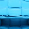 Bottega Veneta  Cassette shoulder bag  in blue intrecciato leather - Detail D3 thumbnail