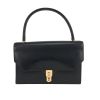 Hermès  Pax handbag  in navy blue box leather - 360 thumbnail