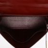 Bolso de mano Hermès  Kelly 32 cm en cuero box color burdeos - Detail D3 thumbnail