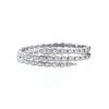 Bracelet semi-rigide Bulgari Serpenti Viper en or blanc et diamants - 360 thumbnail
