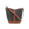 Celine  Seau small model  shoulder bag  in brown monogram canvas  and brown leather - 360 thumbnail