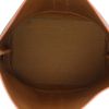Borsa a tracolla Celine  Seau modello piccolo  in tela monogram marrone e pelle marrone - Detail D3 thumbnail