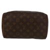 Borsa Louis Vuitton  Speedy 25 in tela monogram marrone e pelle naturale - Detail D1 thumbnail