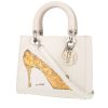 Dior  Lady Dior Edition Limitée handbag  in white leather - 00pp thumbnail