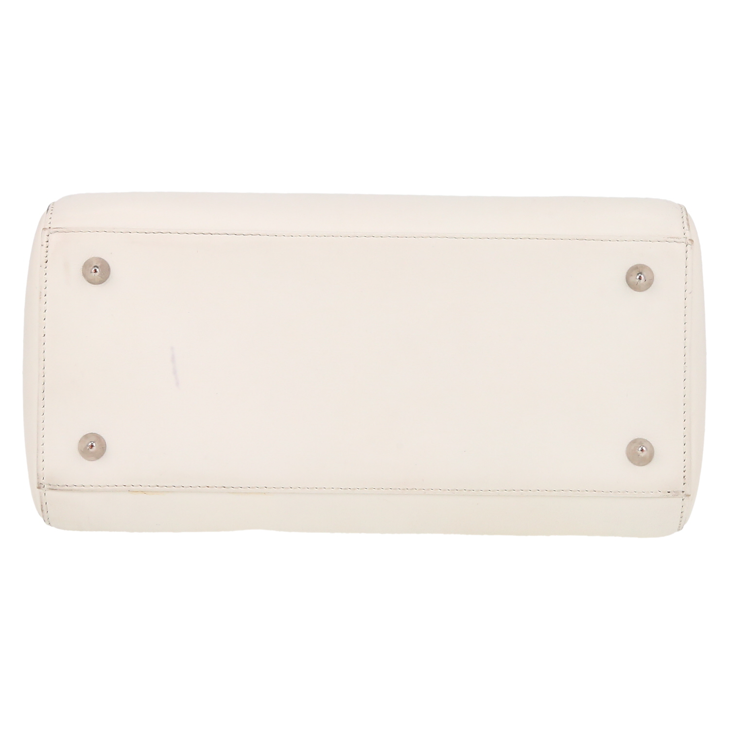 Dior  Lady Dior Edition Limitée handbag  in white leather - Detail D1