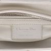 Dior  Lady Dior Edition Limitée handbag  in white leather - Detail D2 thumbnail