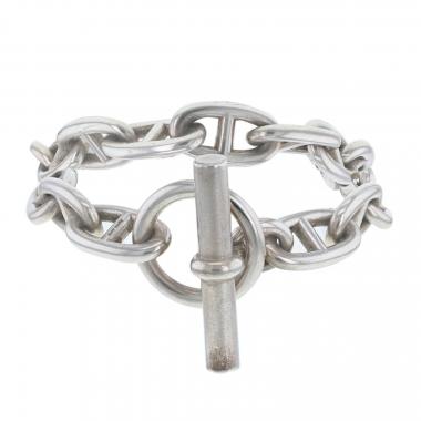 Bracelet Hermès Chaine d'Ancre grand modèle en argent
