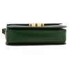 Celine  Triomphe medium model  shoulder bag  in green leather - Detail D1 thumbnail