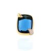 Bague Pomellato Ritratto grand modèle en or rose, topaze bleu et diamants - 360 thumbnail