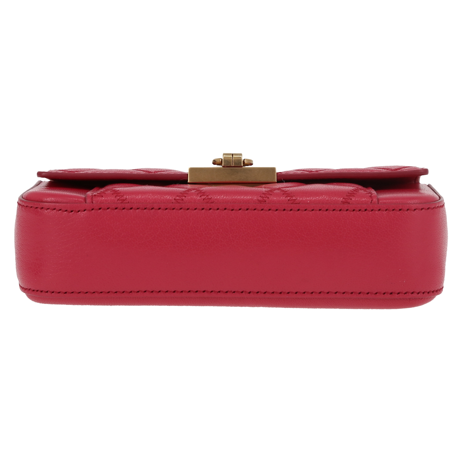 Givenchy  GV3 small model  shoulder bag  in red quilted leather - Detail D1