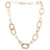 Pomellato Arabesques necklace in pink gold - 360 thumbnail