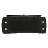 Borsa a tracolla Chanel  Coco Handle mini  in pelle martellata e trapuntata nera - Detail D1 thumbnail
