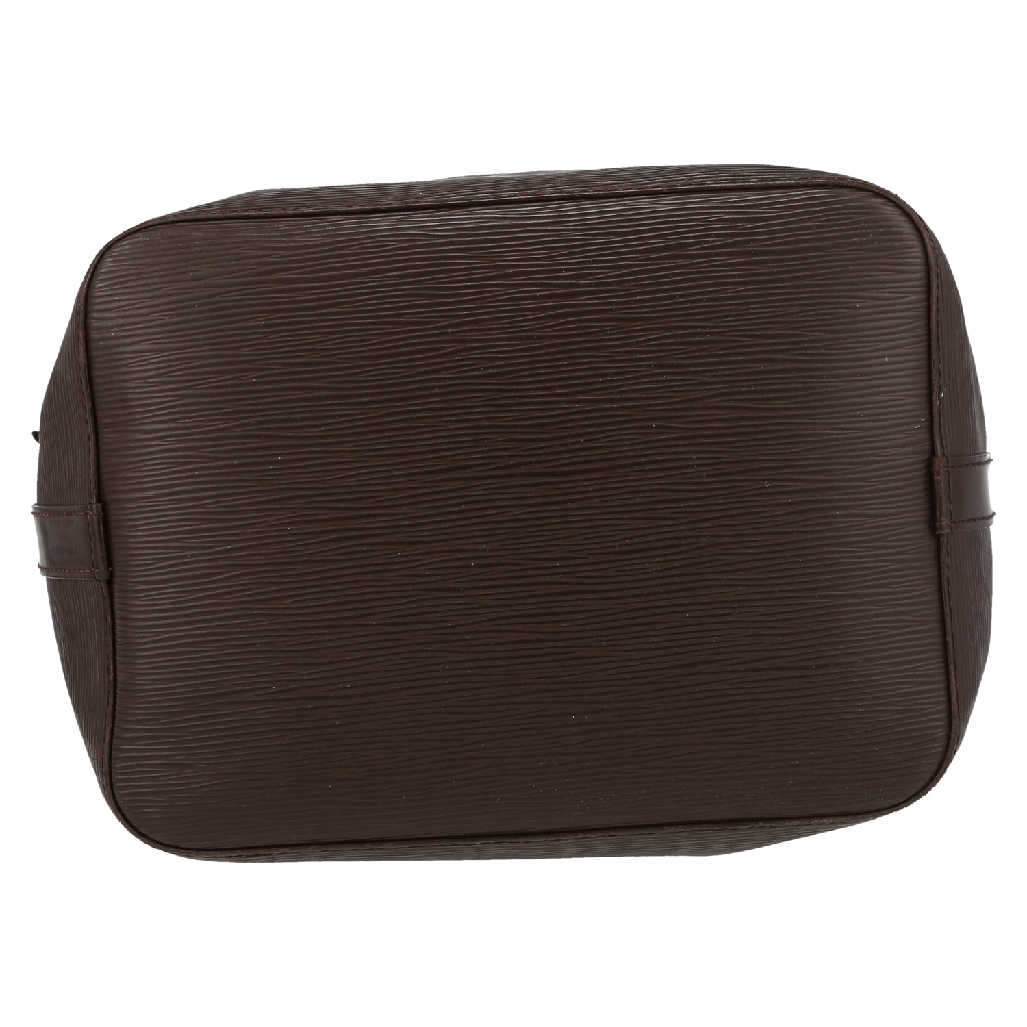 Sac cabas Louis Vuitton  Noé petit modèle  en cuir épi marron - Detail D1