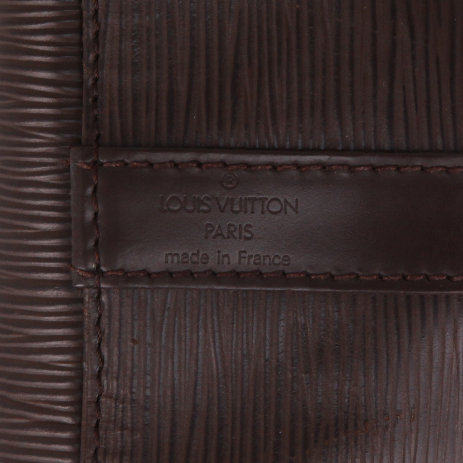 Shopping bag Louis Vuitton  Noé modello piccolo  in pelle Epi marrone - Detail D2