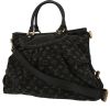 Shopping bag Louis Vuitton  Neo Cabby in tela denim monogram nera e pelle nera - 00pp thumbnail