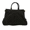 Shopping bag Louis Vuitton  Neo Cabby in tela denim monogram nera e pelle nera - 360 thumbnail