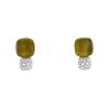 Paire de boucles d'oreilles Pomellato Nudo en or rose, quartz et diamants - 360 thumbnail