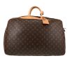 Bolsa de viaje Louis Vuitton  Alize - Luggage en lona Monogram revestida marrón y cuero natural - 360 thumbnail