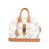 Louis Vuitton  Alma Editions Limitées weekend bag  in multicolor and white monogram canvas  and natural leather - 360 thumbnail