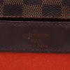 Louis Vuitton  Naviglio shoulder bag  in ebene damier canvas  and brown leather - Detail D2 thumbnail
