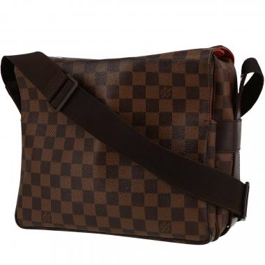 Naviglio cloth satchel Louis Vuitton Brown in Cloth - 33294127