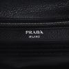 Prada   handbag  in black grained leather - Detail D2 thumbnail