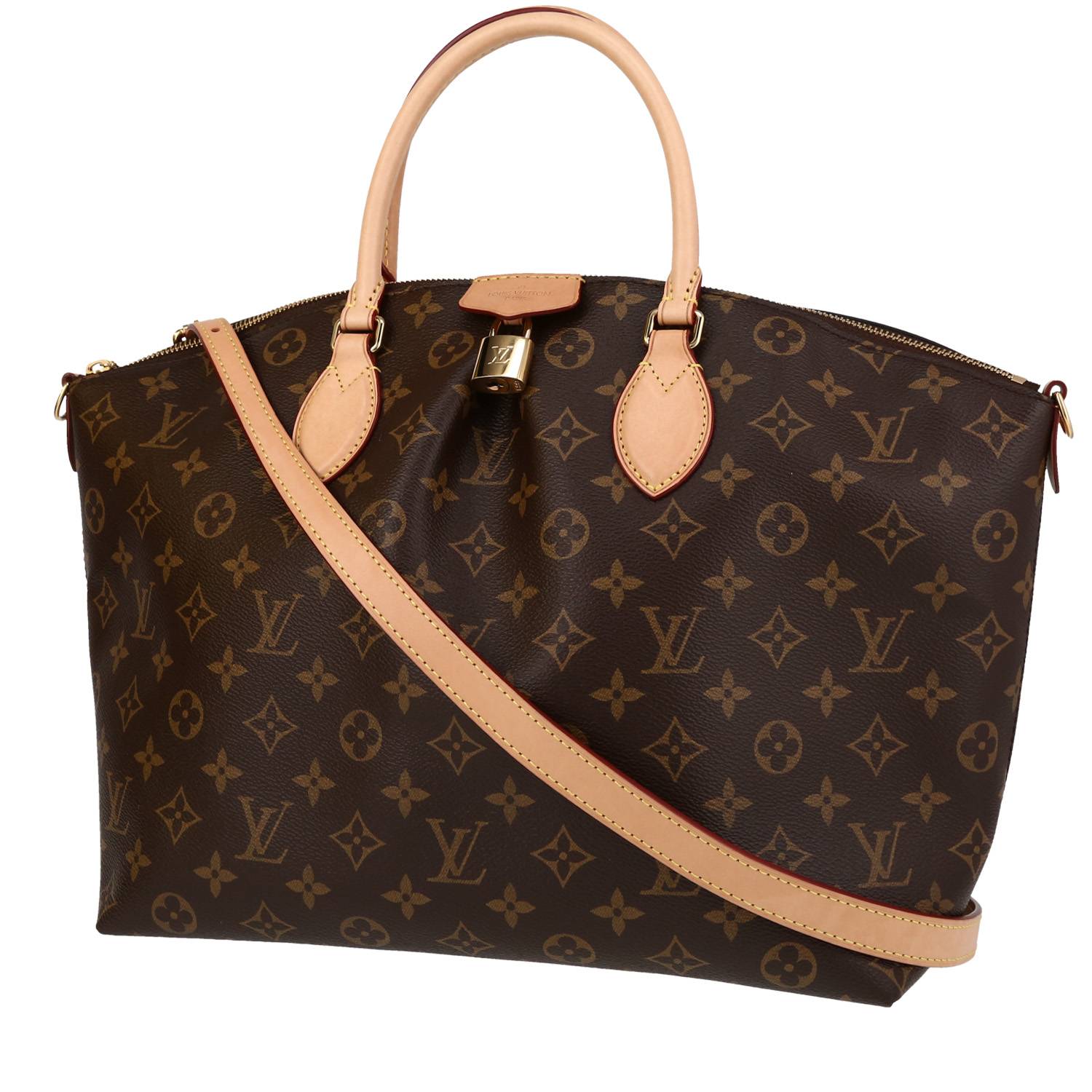 Louis Vuitton Rivoli shoulder bag monogram canvas and natural leather