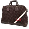Bolsa de viaje Louis Vuitton   en lona Monogram marrón y cuero marrón - 00pp thumbnail