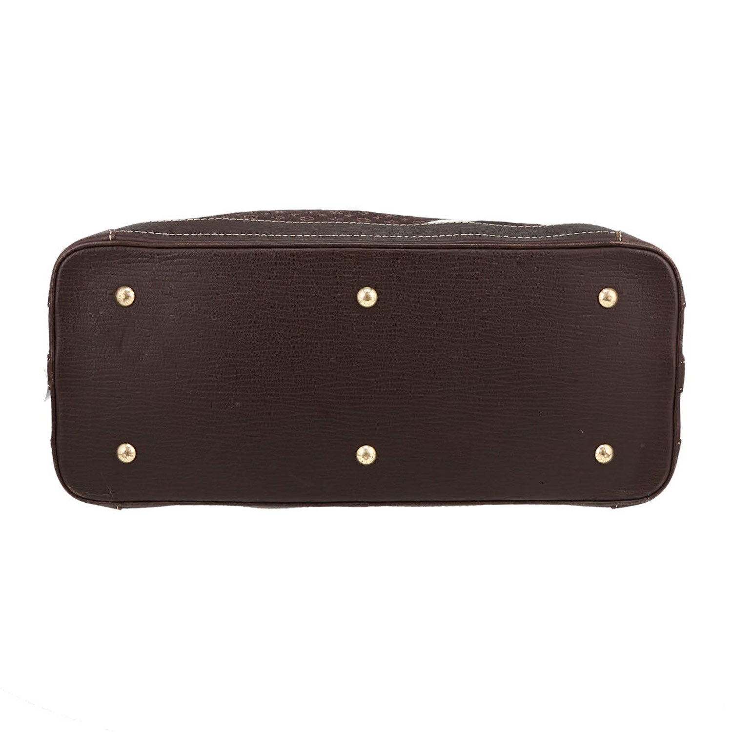 Bolsa de viaje Louis Vuitton  Isfahan en lona Monogram marrón y cuero marrón - Detail D1