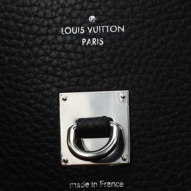 Bolsa de viaje Louis Vuitton  City Steamer en cuero negro - Detail D2