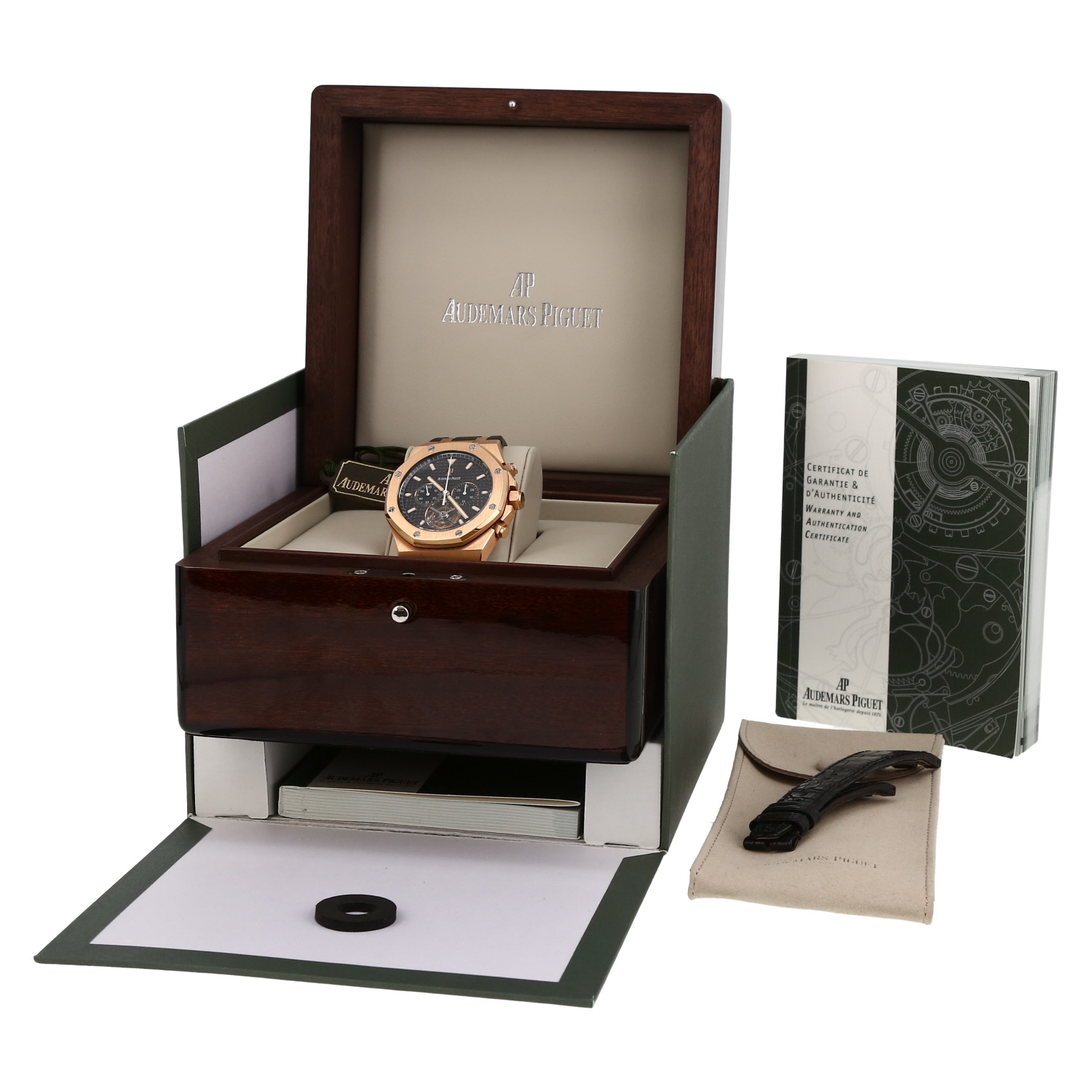 Orologio Audemars Piguet Royal Oak Tourbillon in oro rosa Ref: Audemars Piguet - 25977OR  Circa 2008