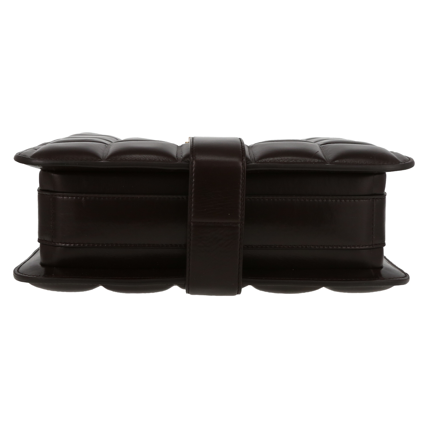 Sac bandoulière Bottega Veneta  Marie Padded en cuir intrecciato marron - Detail D1