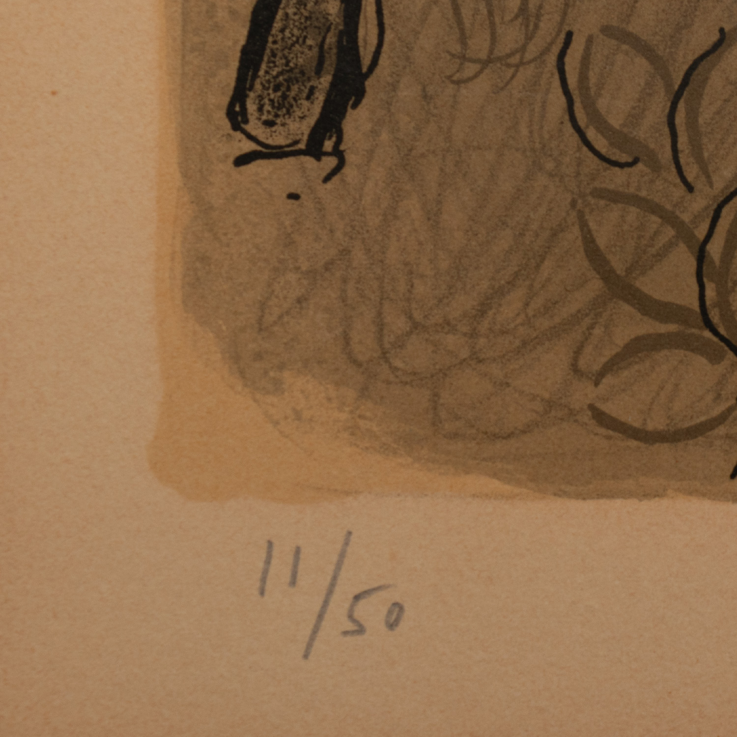 Marc Chagall (1887-1985), Esther - 1960 - Detail D3