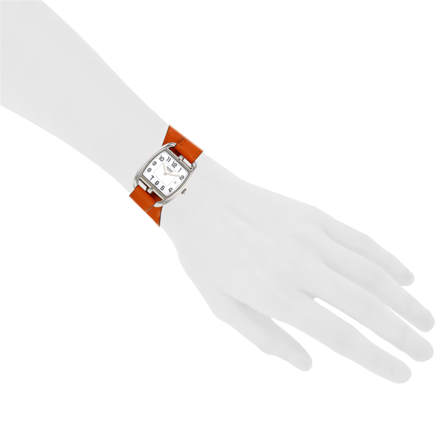 Hermès Cape Cod Tonneau  in stainless steel Ref: Hermès - CT1.710  Circa 2020 - Detail D1