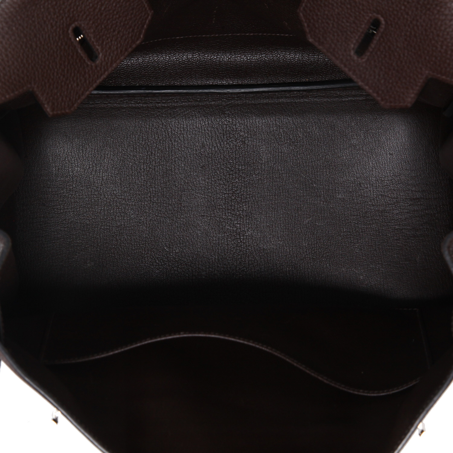 Sac à main Hermès  Birkin 35 cm en cuir togo marron-chocolat - Detail D3