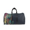 Louis Vuitton  Keepall 45 travel bag  in blue damier canvas - 360 thumbnail