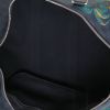 Louis Vuitton  Keepall 45 travel bag  in blue damier canvas - Detail D2 thumbnail