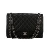 Chanel  Timeless Maxi Jumbo shoulder bag  in black quilted leather - 360 thumbnail