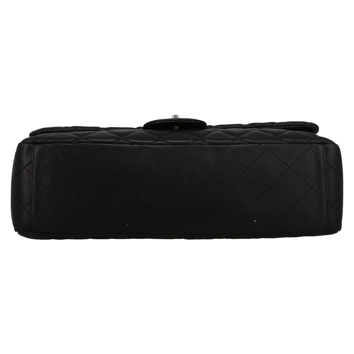 Bolso bandolera Chanel  Timeless Maxi Jumbo en cuero acolchado negro - Detail D1