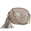 Gucci  Blondie shoulder bag  in gold leather - 00pp thumbnail