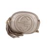 Gucci  Blondie shoulder bag  in gold leather - 360 thumbnail