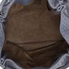 Bottega Veneta   handbag  in blue intrecciato leather - Detail D3 thumbnail