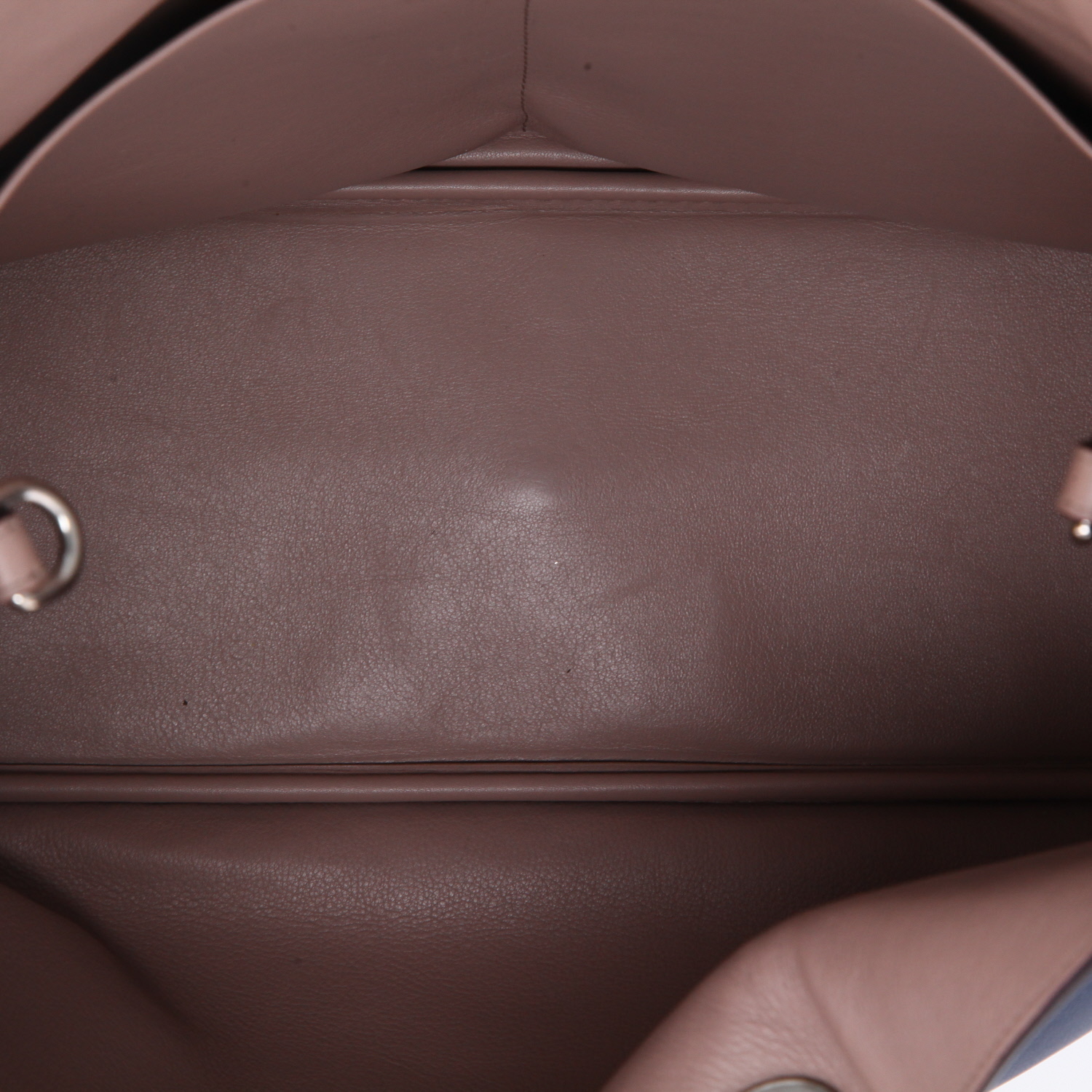 Sac à main Dior  Diorissimo en cuir bleu - Detail D3