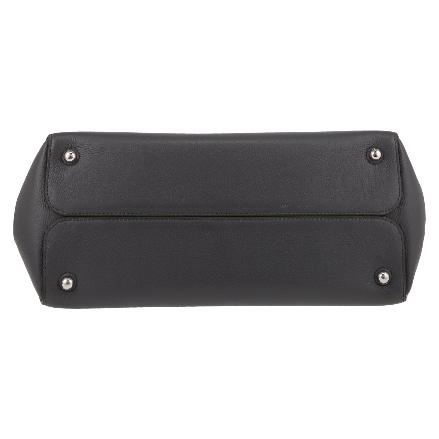 Dior  Open Bar handbag  in grey leather - Detail D1