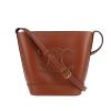 Celine  Seau shoulder bag  in brown leather - 360 thumbnail