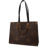 Shopping bag Louis Vuitton  Onthego modello medio  in tela monogram bicolore marrone - 00pp thumbnail
