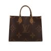 Sac cabas Louis Vuitton  Onthego moyen modèle  en toile monogram deux tons marron - 360 thumbnail