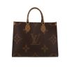 Shopping bag Louis Vuitton  Onthego modello medio  in tela monogram bicolore marrone - 360 thumbnail