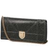 Dior  Diorama Wallet on Chain shoulder bag  in grey glittering leather - 00pp thumbnail