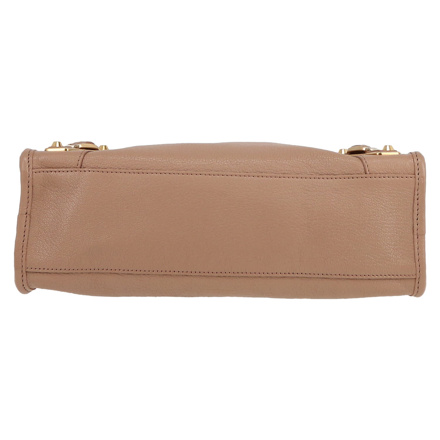 Bolso de mano Balenciaga  City en cuero color rosa claro - Detail D1